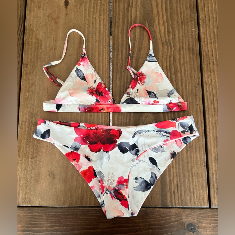 Vaya Island 3 piece swim bikini set medium